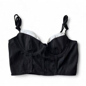 XS Black Corset Top